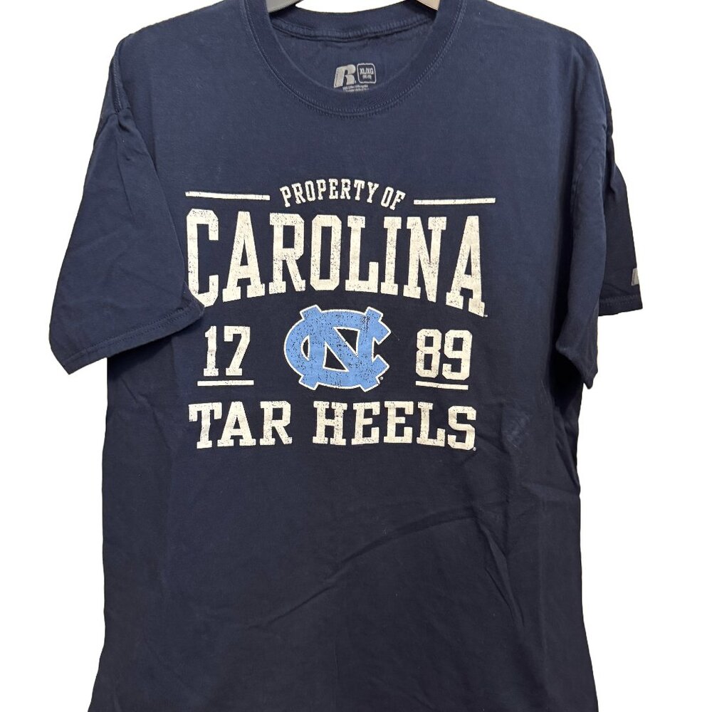 UNC University of North Carolina Tar Heels Russell Athletic Tee Shirt, XL